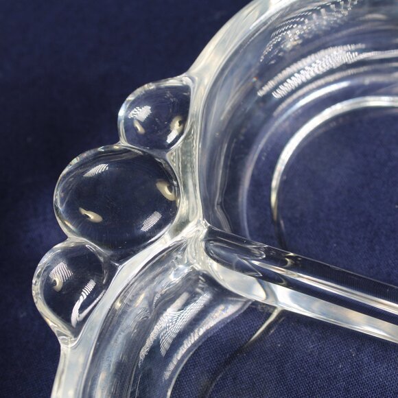 Vintage Three Section Glass “Canterbury” Relish Dish by Duncan & Miller - Picture 3 of 5